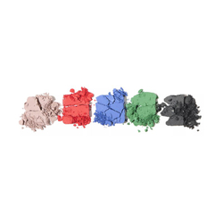 Influence Beauty Палетка теней мини Color algorithm 999 - тон 04, серебряный/красный/синий/зеленый/серый