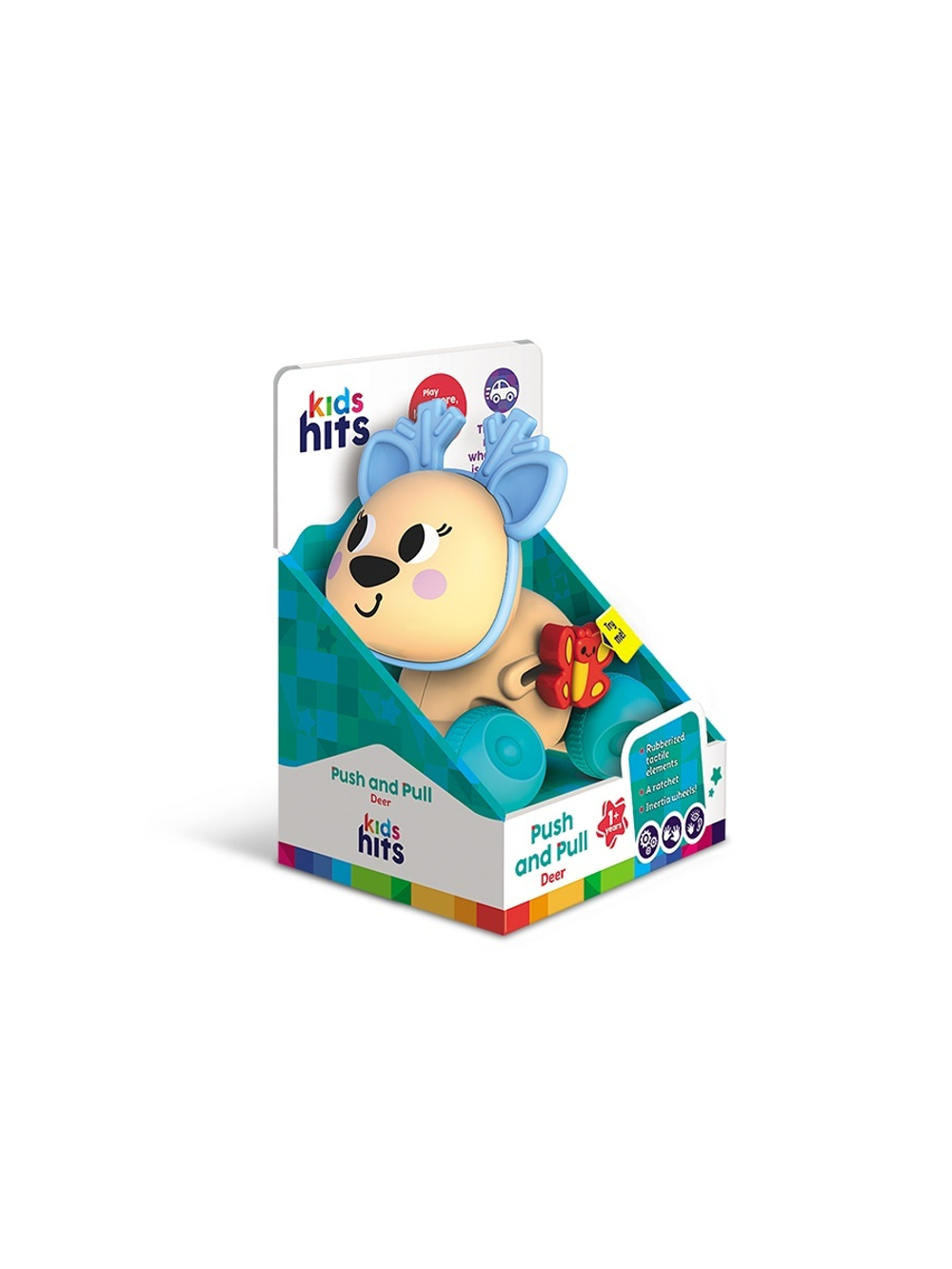 Развивающая игрушка Kids Hits Игрушка-каталка Олень
