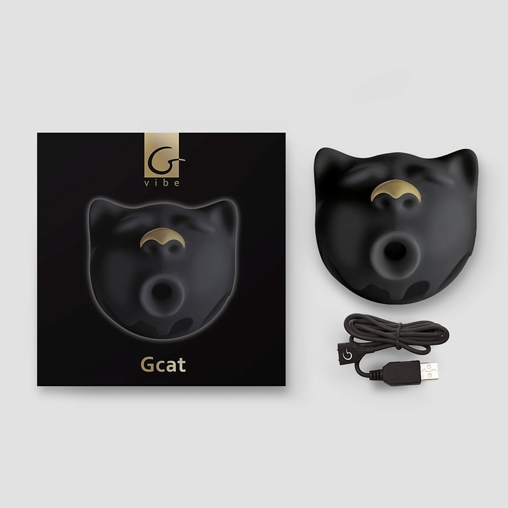 Gvibe Gcat - Вакуумный стимулятор клитора, 7.5х8.2 см