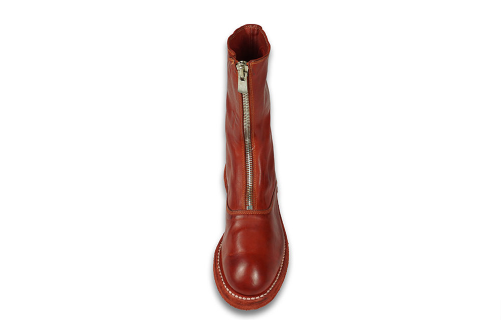 GUIDI Ankle Boots Women"s Brown Red