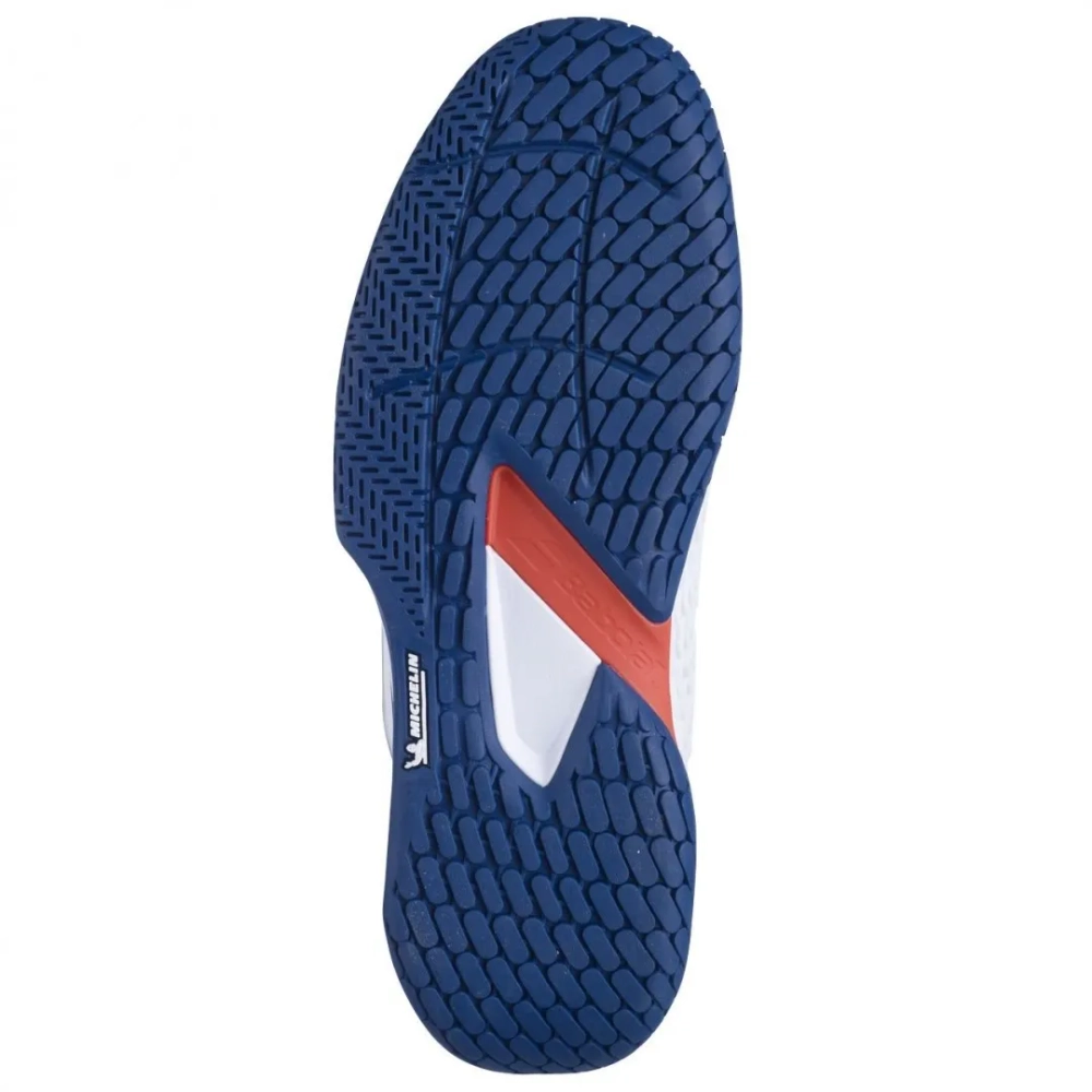Теннисные кроссовки Babolat Propulse Fury 3 All Court Men - white/estate blue
