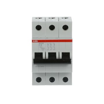Автоматический выключатель ABB SH203 3-полюсный C6 6кА
