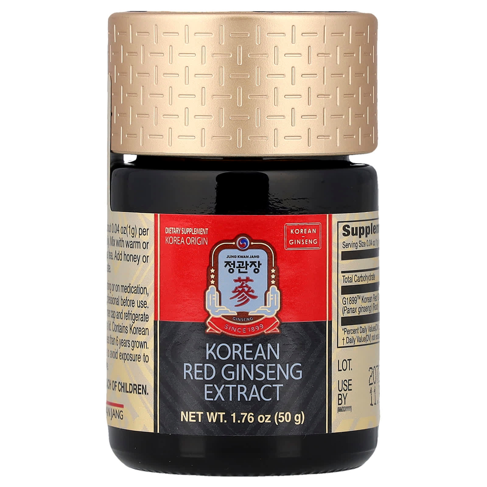 JungKwanJang, экстракт красного корейского женьшеня, 50 г (1,76 унции)