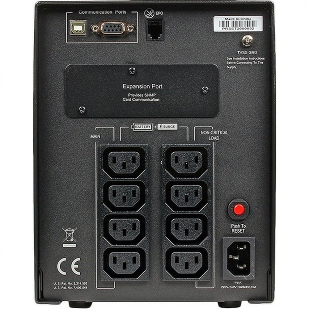 ИБП CyberPower PR1000ELCD, Line-Interactive, 1000VA/900W