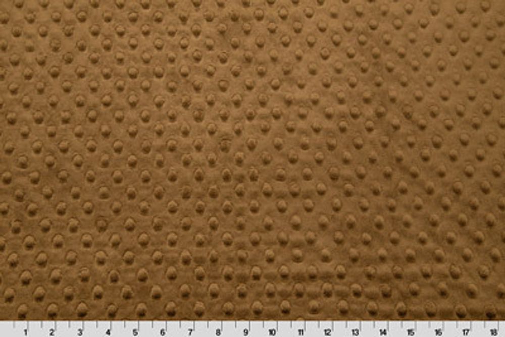 Плюш (ткань) Peppy Cuddle Dimple 455 г/м², 48х48 см, CARAMEL
