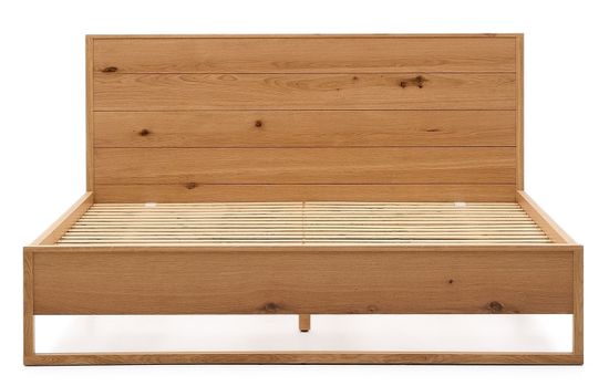 Кровать Alguema La Forma из дубового шпона с натуральной отделкой 160 x 200