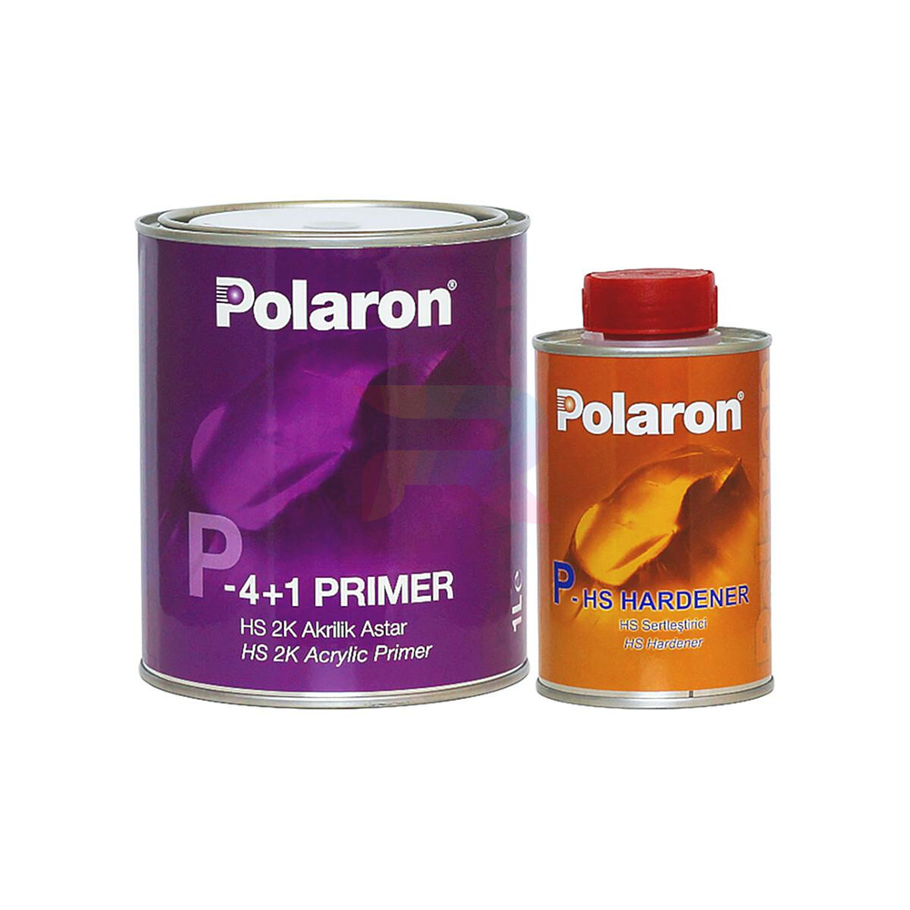 POLARON Грунт (м-п-м) P 4+1 HS 2K БЕЛЫЙ 1л. + отв. А станд. 0,25л.