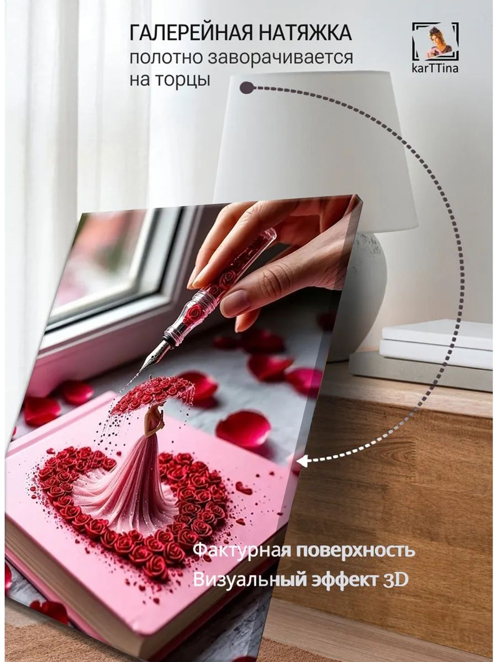 Интерьерная картина "Чтение с ароматом кофе", 50х70см 1шт.