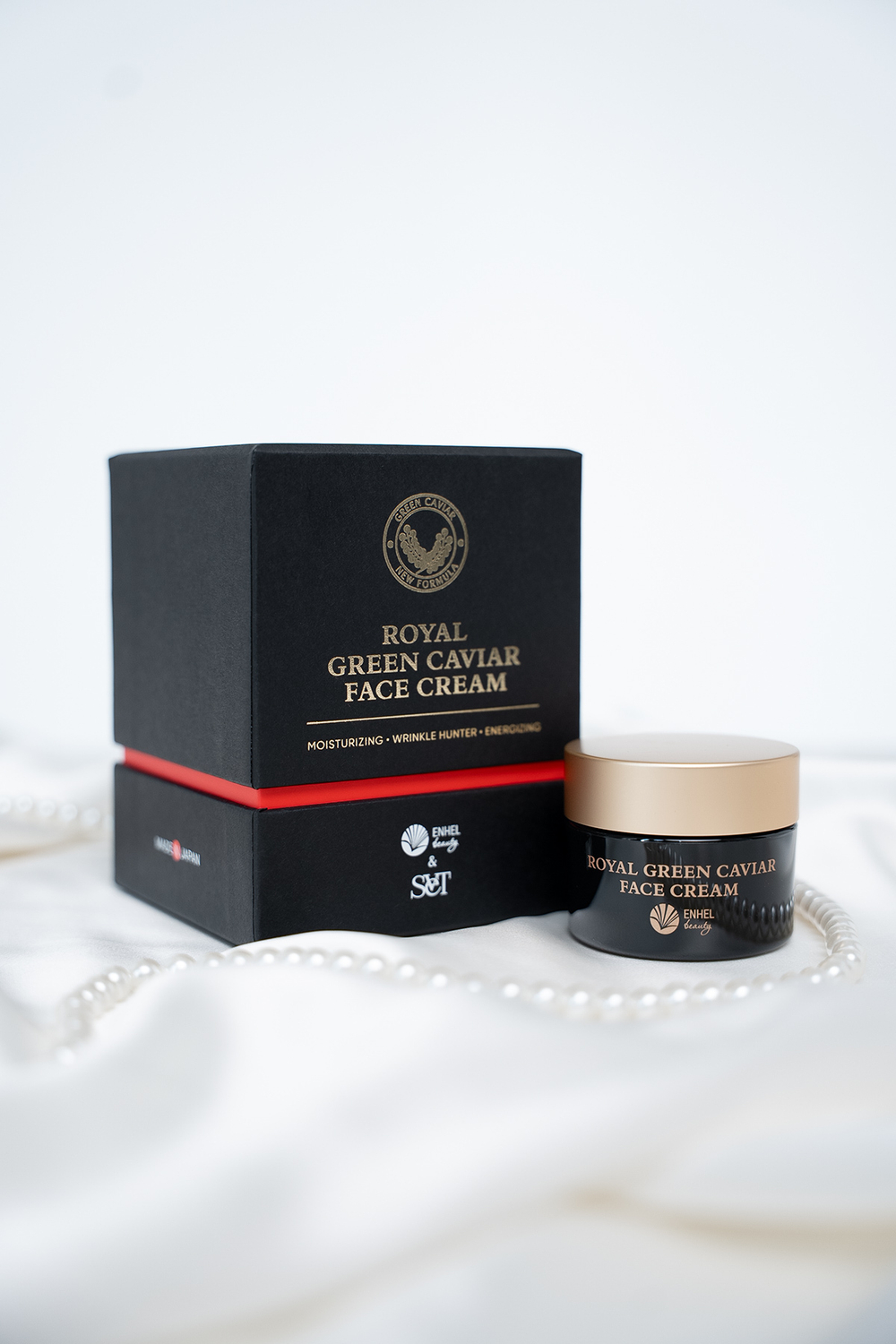 Королевский крем для лица с зеленой икрой Enhel Beauty (ROYAL GREEN CAVIAR FACE CREAM)