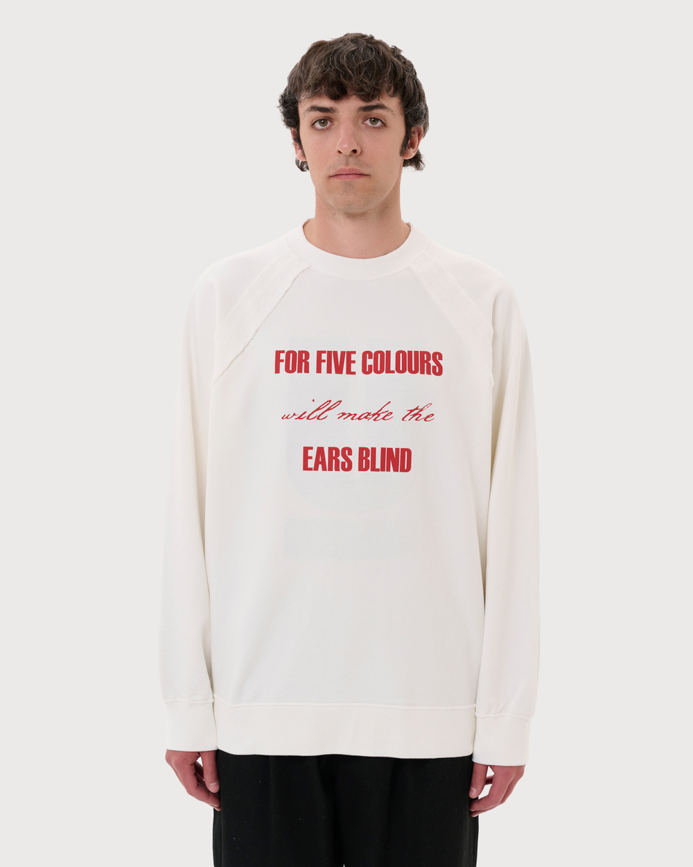 UNDERCOVER СВИТШОТ БЕЛЫЙ EARS BIND