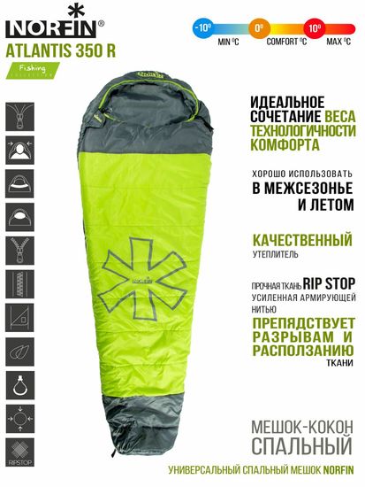 Спальник NORFIN Atlantis 350