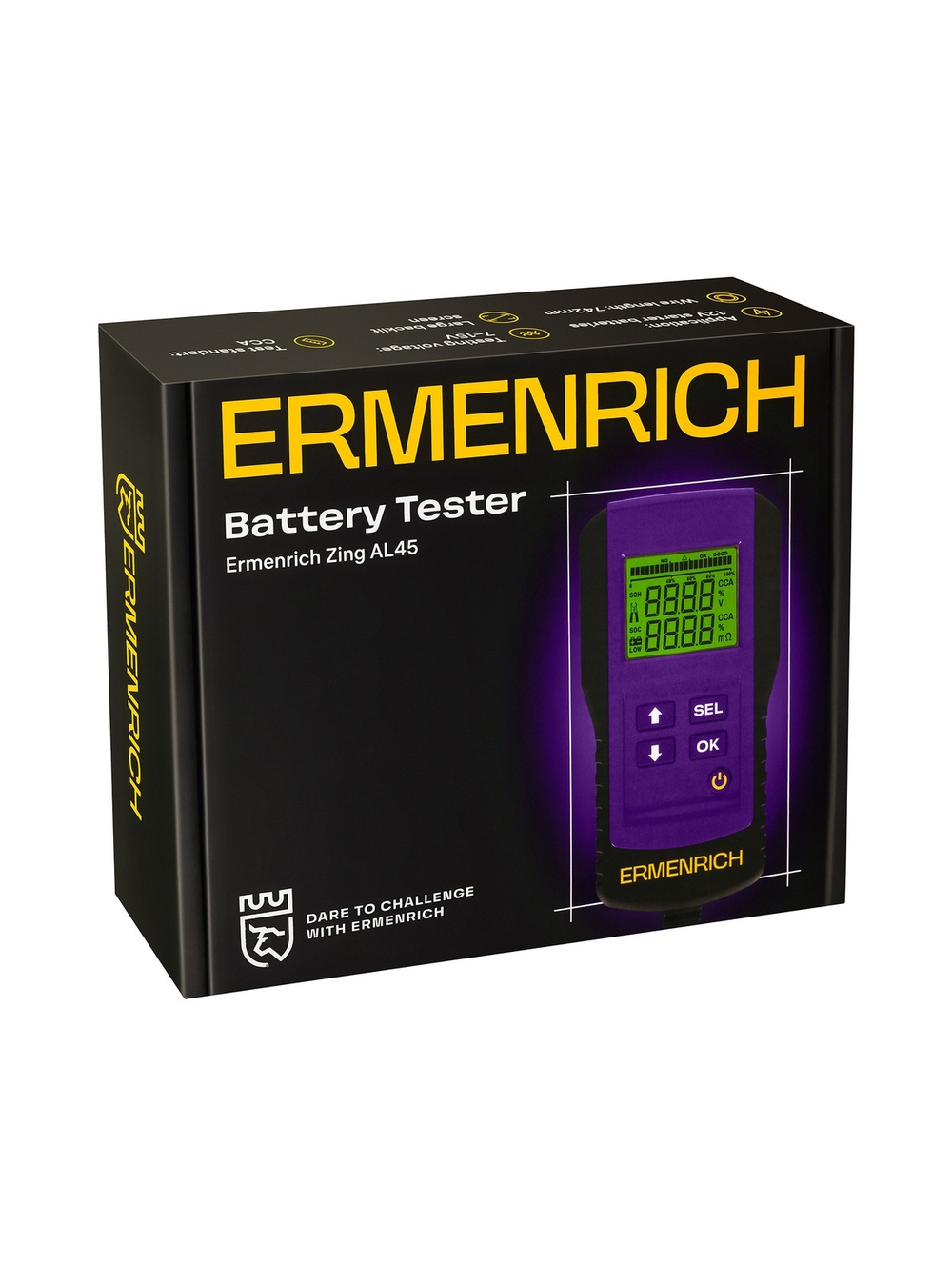 Тестер аккумуляторный Ermenrich Zing AL45