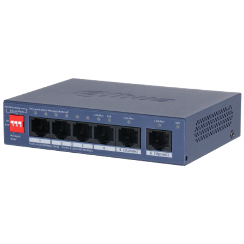 Коммутатор PoE Dahua DH-CS4006-4ET2GT-36