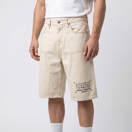 Шорты джинсовые Maison Margiela #1 • Бежевый