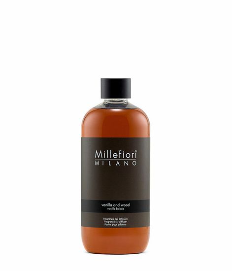 Наполнитель для ароматического диффузора Ваниль и дерево, Millefiori Milano