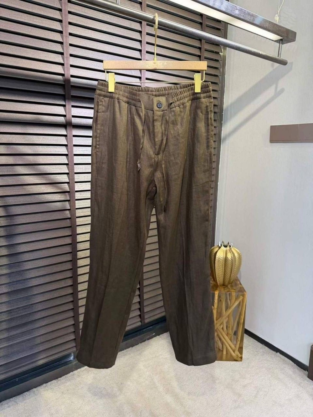 Льняной костюм Zegna