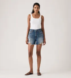 Шорты джинсовые женские LEVI'S RIBCAGE SHORT ZIP
