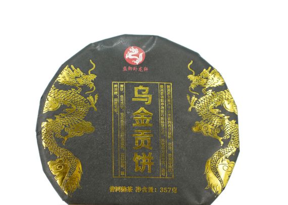 Herbata Shu Pu'er 2020 „Czarne złoto” z fabryki Zhoushi, 357 g