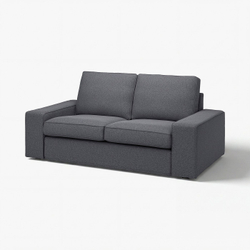 IKEA KIVIK  (ИКЕА КИВИК)  -  Чехол для дивана 2-местного - Гуннаред средне-серый