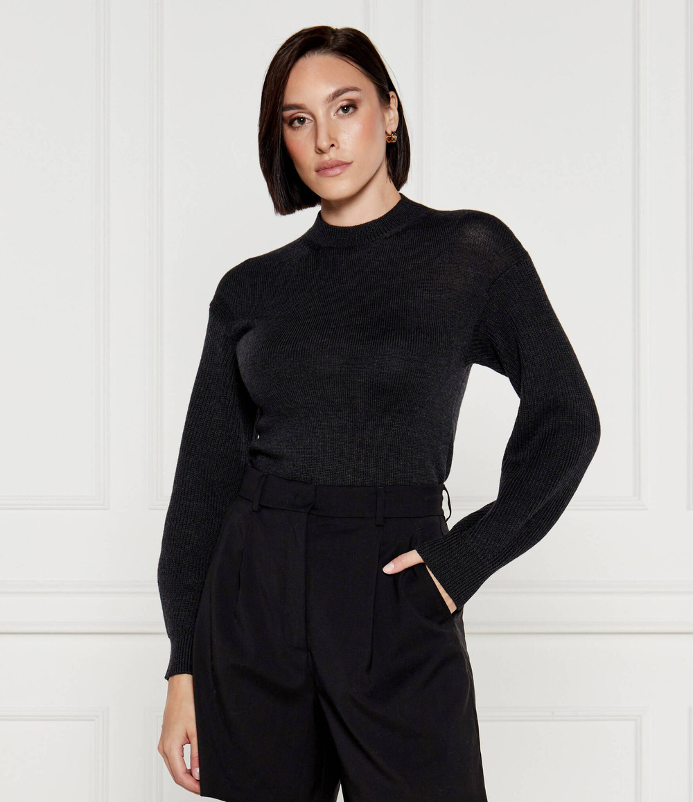 Хлопковый свитер Max Mara Leisure - черный(263661986)