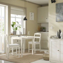 IKEA JUSTINA  (ИКЕА ЙУСТИНА)  -  Подушка на стул - натуральный 42/35x40x4 см