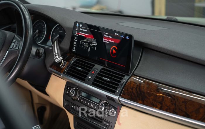 Магнитола для BMW X5 (E70), X6 (E71) 2009-2014 CIC - RDL-1225 L2 монитор 12.3" на Android 13, Быстрая, CarPlay, 4G SIM-слот