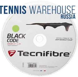 Теннисные струны Tecnifibre Black Code (200 m) - зеленый