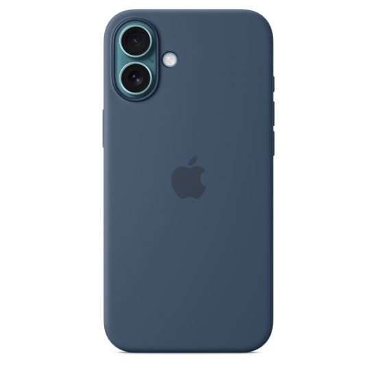 Силиконовый чехол Apple для iPhone 16 Plus с MagSafe Деним
