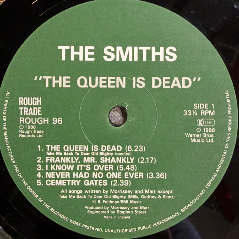 The Smiths – The Queen Is Dead (Англия 1986г.) Т