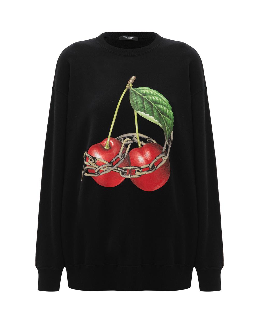 UNDERCOVER СВИТШОТ CHERRY ЧЕРНЫЙ