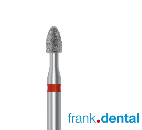 Бор алмазный красный Frank Dental типа FG - D.390.021.F.FG