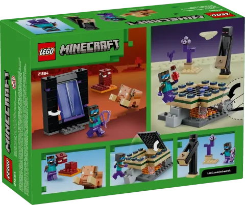 Конструктор LEGO Minecraft 21584 Nether & End Portal Journey
