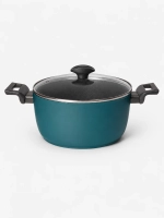 Кастрюля с крышкой TVS Brillante Induction 24 см, 5 л