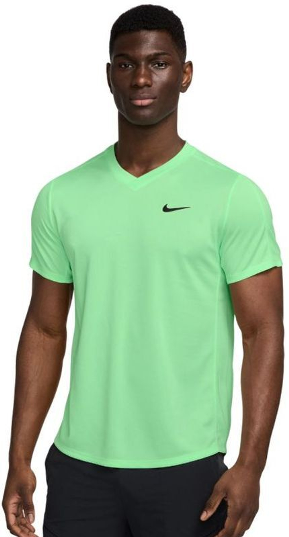 Мужская теннисная футболка Nike Court Dri-Fit Victory - зеленый
