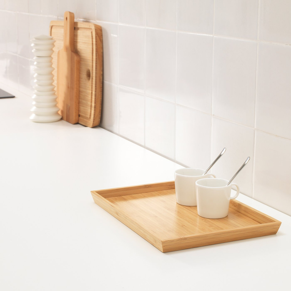IKEA OSTBIT  (ИКЕА ОСТБИТ)  -  Поднос - бамбук 25х33 см