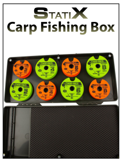 Поводочница карповая Carp Fishing Box Statix для поводков 270*125*40 мм +8 мотовил
