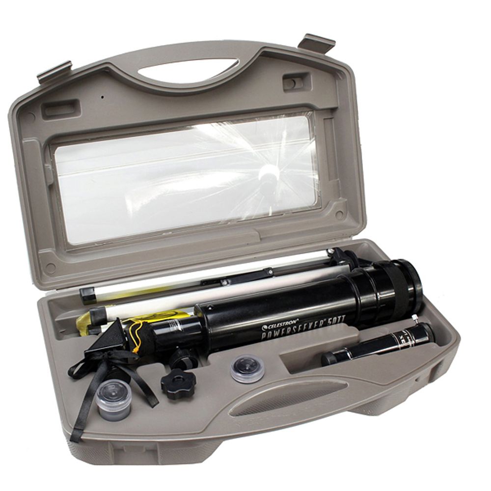 Телескоп Celestron PowerSeeker 50 TT AZ, в кейсе