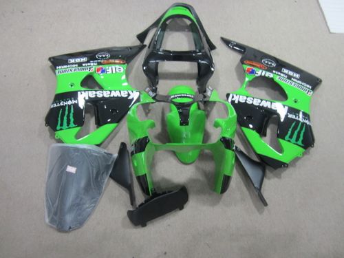 Купить    Комплект пластика для мотоцикла Kawasaki ZX-6R 00-02 Зеленый