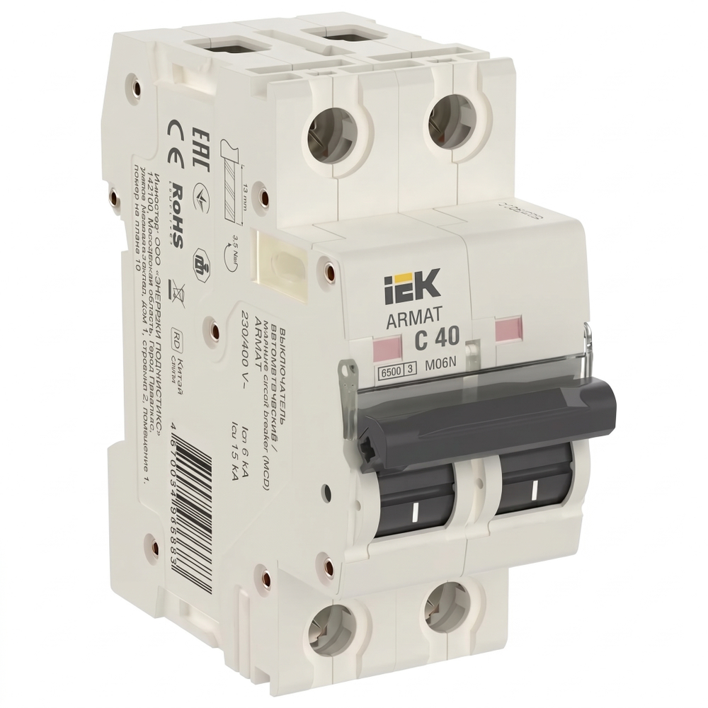 Авт. выкл. 2Р 40А 6кА С M06N ARMAT IEK