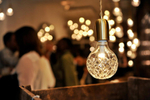 Подвесной дизайнерский светильник Crystal Bulb от Lee Broom (25 подвесов)