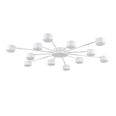 8343/12C COMFI LN26 252 белый, металл Люстра GX53 LED 12*7W 220V TORINA