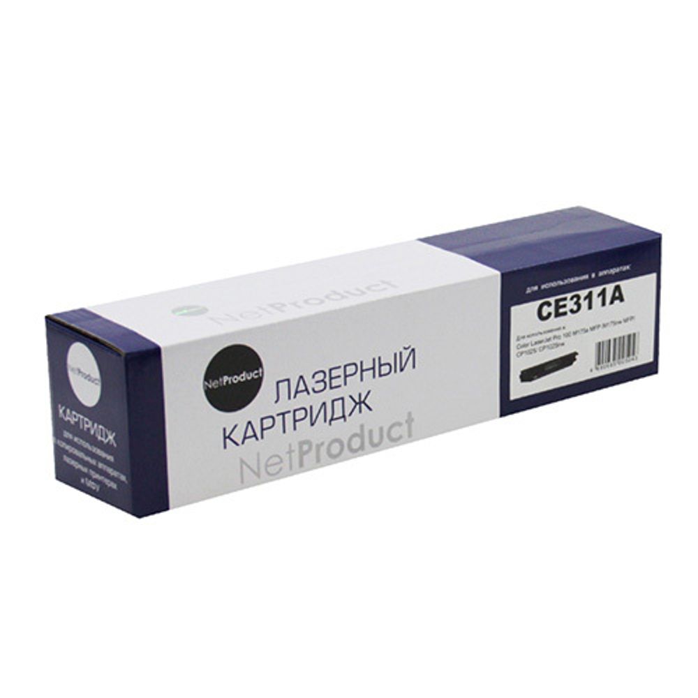 Тонер-картридж NetProduct (N-CE311A) для HP CP1025/1025/M175/M275, голубой Тонер-картридж NetProduct (N-CE311A) для HP CP1025/1025/M175/M275, голубой