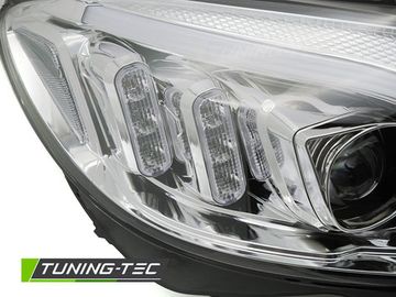 Фары передние TUBE LED CHROME для MERCEDES W205 14-18