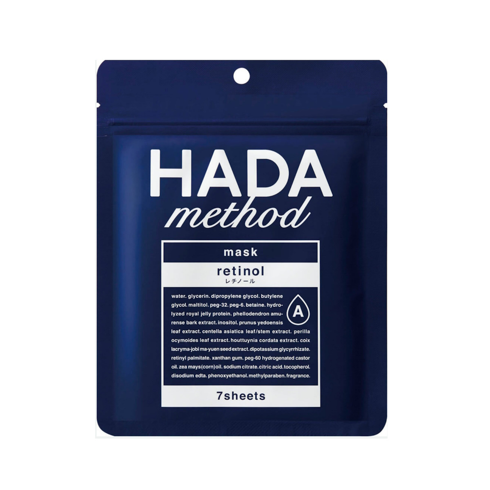 Тканевая маска с ретинолом и центеллой азиатской HADA Method Mask Retinol Cogit