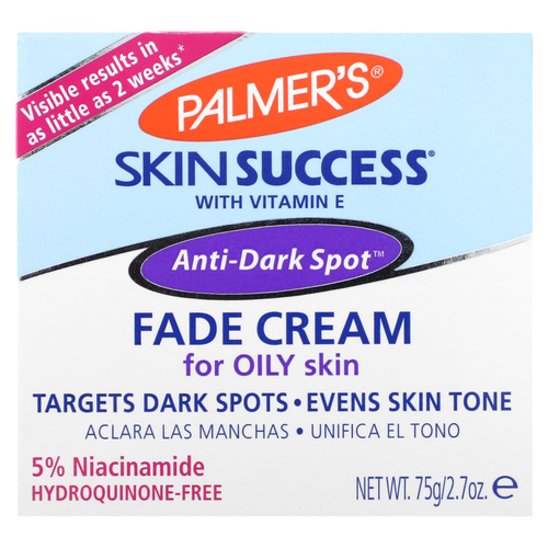Palmer's, Skin Success® с витамином E, крем для обесцвечивания пигментных пятен для жирной кожи, 75 г (2,7 унции)