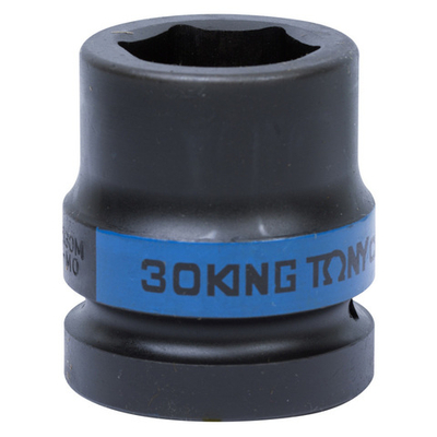 KING TONY (853530M) Головка торцевая ударная шестигранная 1", 30 мм