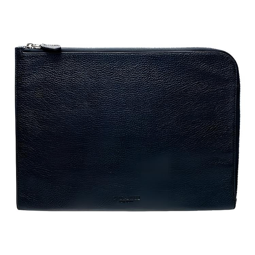COACH Leather Clutch Briefcase Large Men"s Black