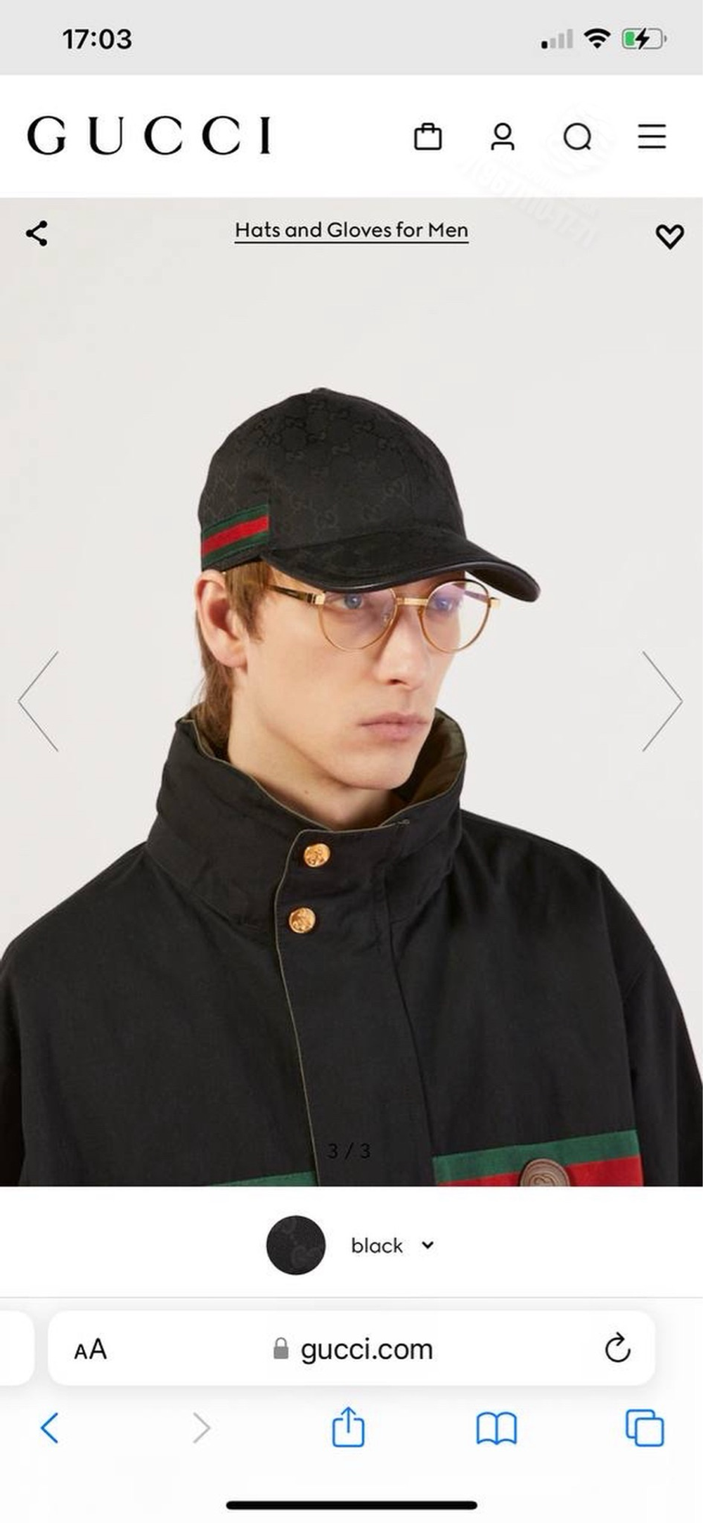 Бейсболка Gucci