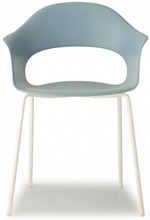 Кресло пластиковое Scab Design Lady B, лен, голубой