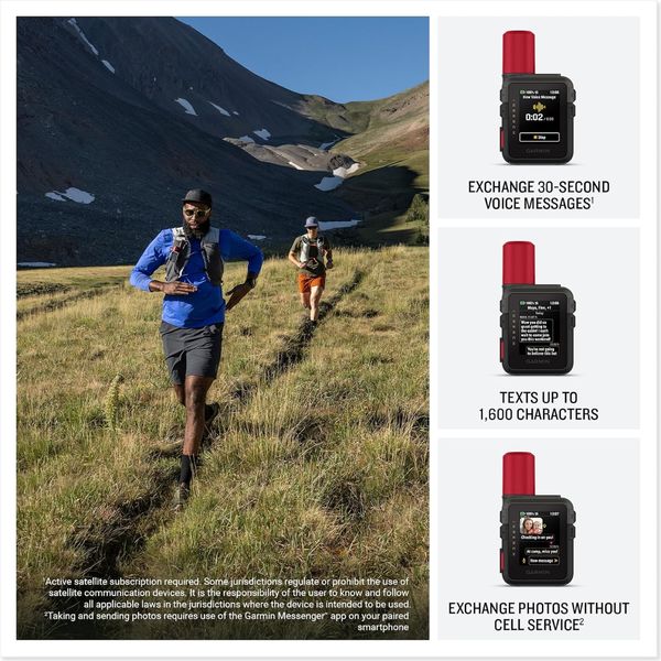 Спутниковый коммуникатор Garmin inReach Mini 3 Plus, Черный/Красный | Black/Red (010-03387-10)